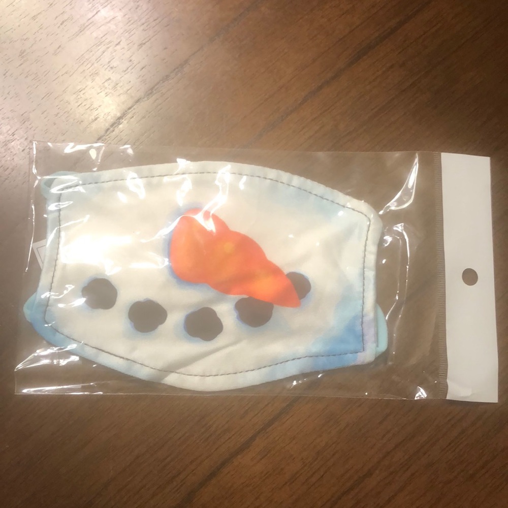 Children’s Snowman Face Mask